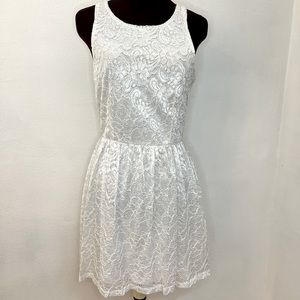J. Cooper White Lace Dress, Size Medium, NWT